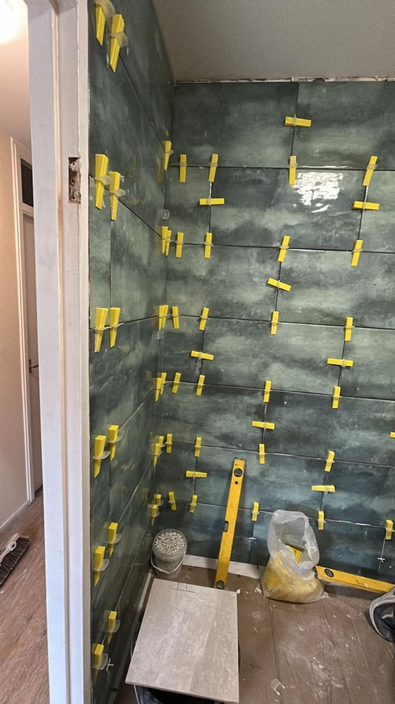 Bathroom Renovation in Battersea, work in progress