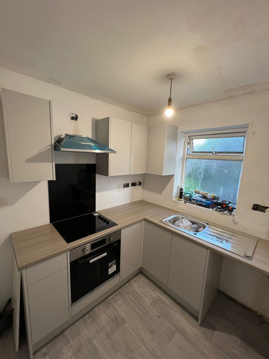 Bathroom to Kitchen Conversion in Chelsea, after