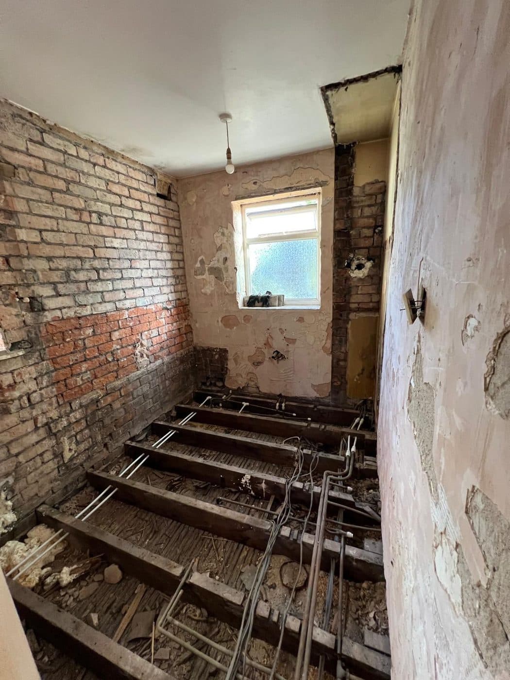 Bathroom to Kitchen Conversion in Chelsea, before