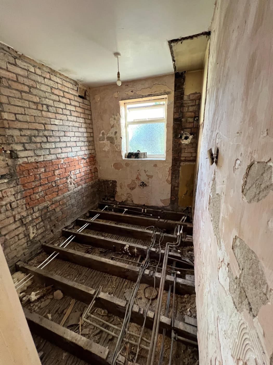 Bathroom to Kitchen Conversion in Chelsea, before
