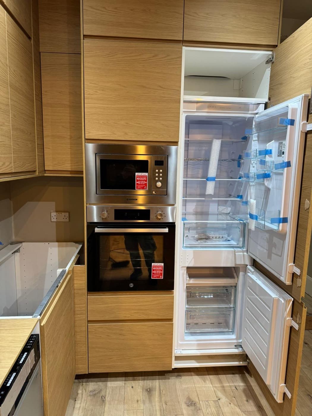 Oak Kitchen Conversion in West Kensington, after