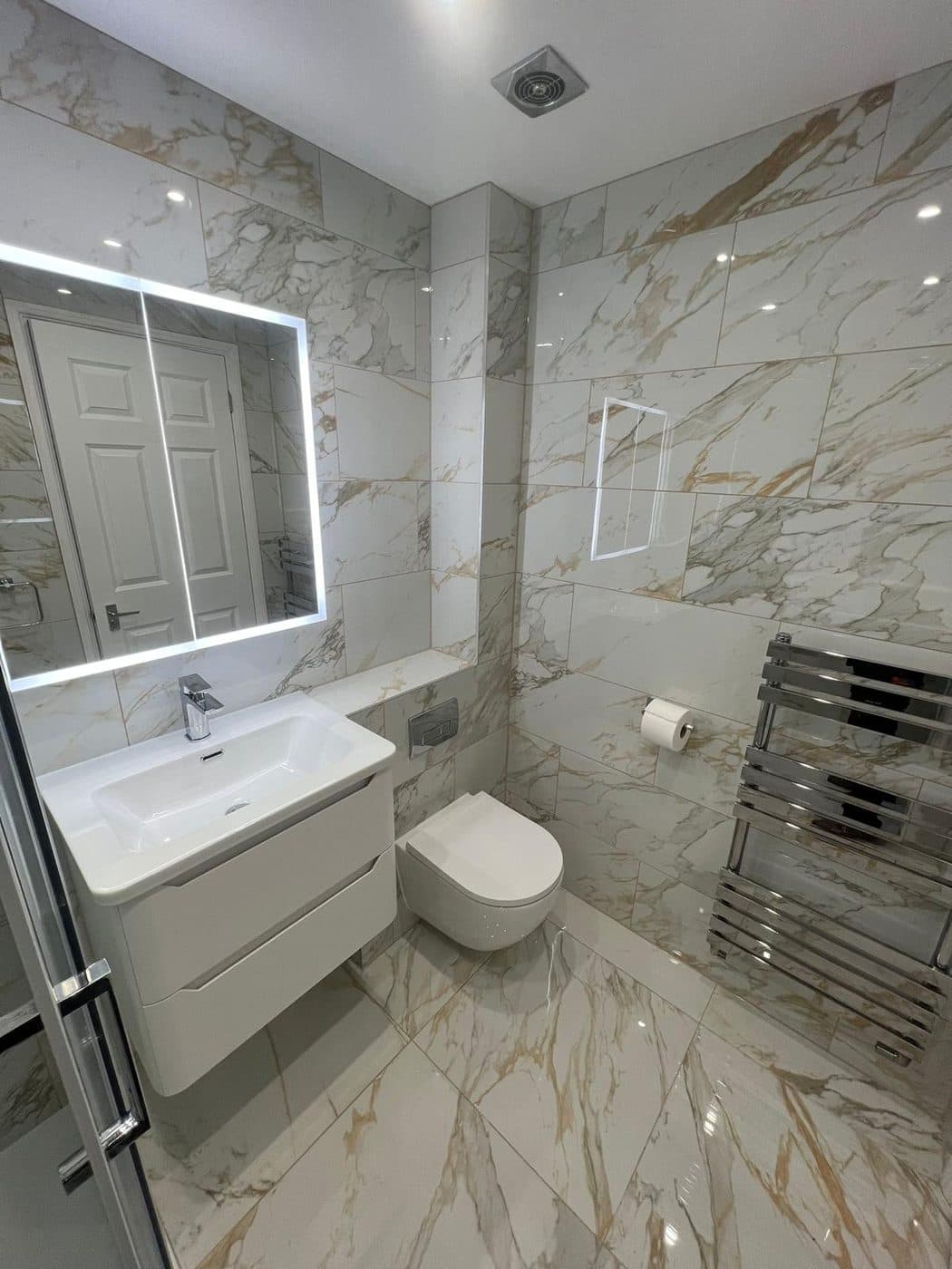 Walk-in Shower Room in Peckham, after