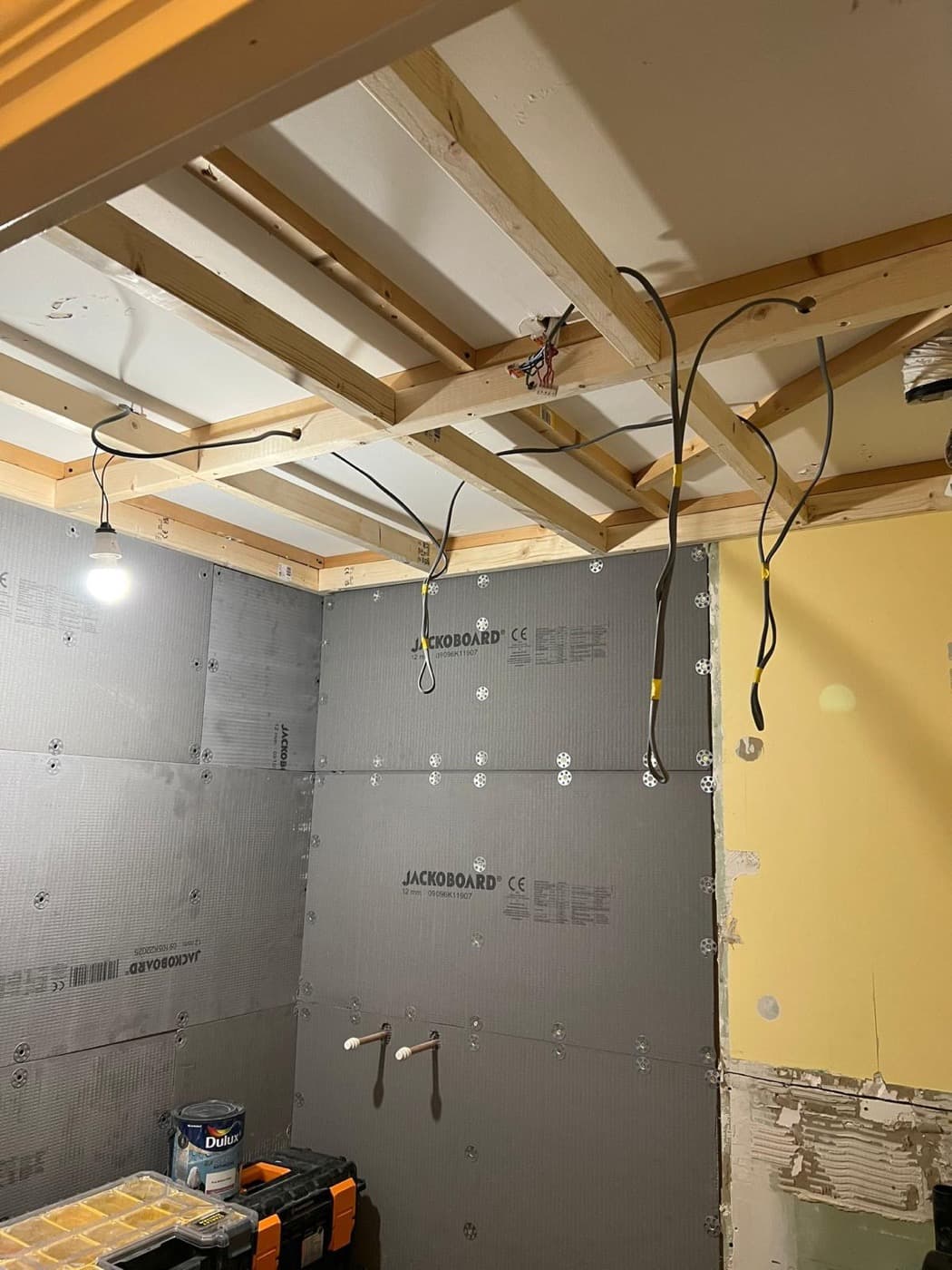 Walk-in Shower Room in Peckham, work in progress