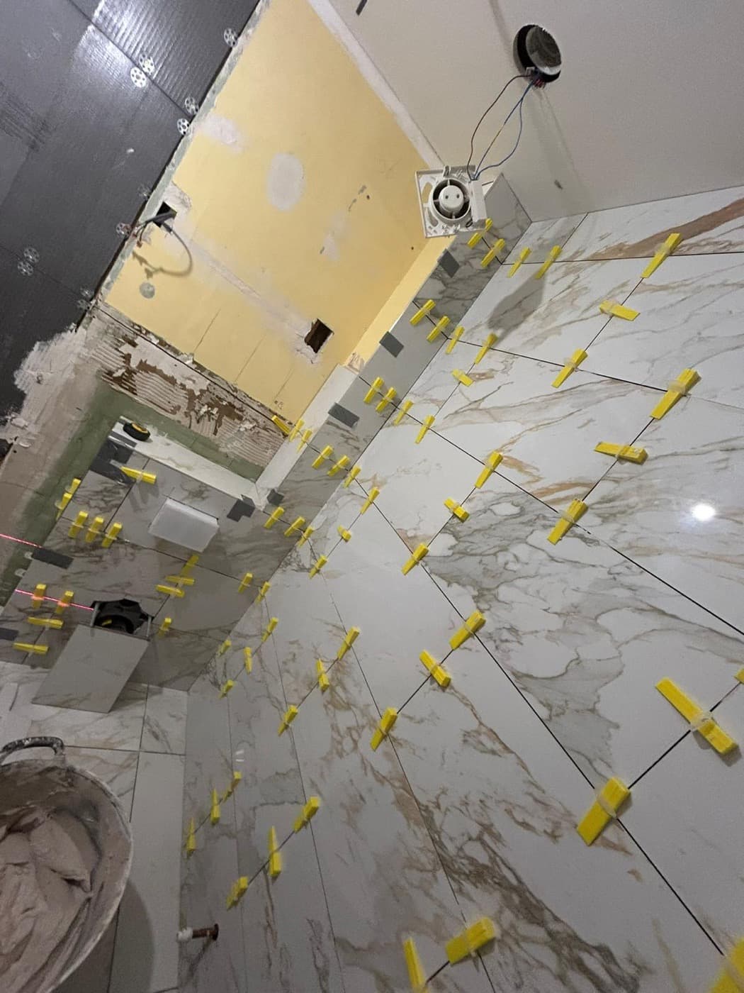 Walk-in Shower Room in Peckham, work in progress